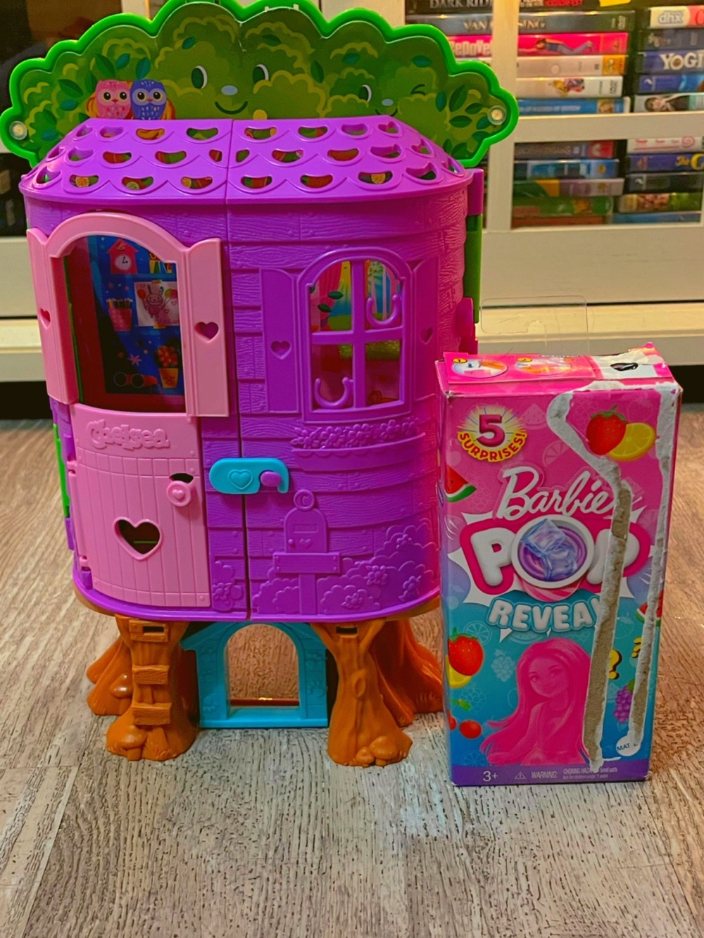 Barbie Pop Reveal & Chelsea Treehouse Playset